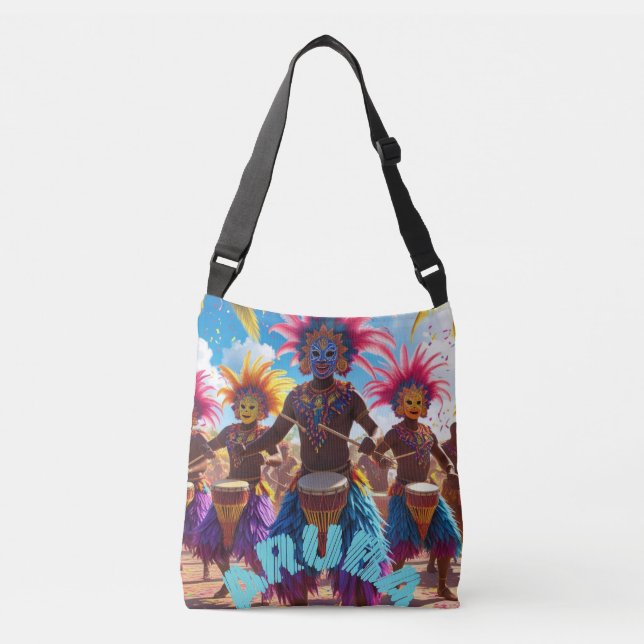 Aruba carnival party crossbody bag (Front)
