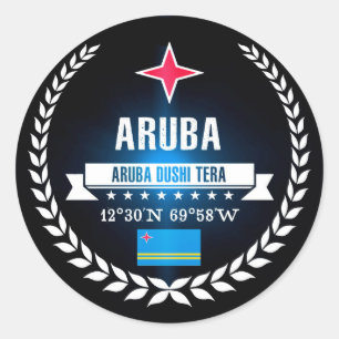 Aruba Classic Round Sticker