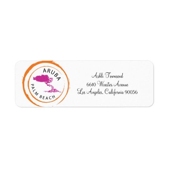 Aruba Divi Divi Tree Return Address Return Address Label