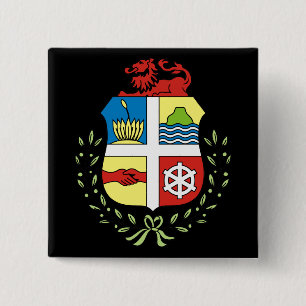 aruba emblem 15 cm square badge