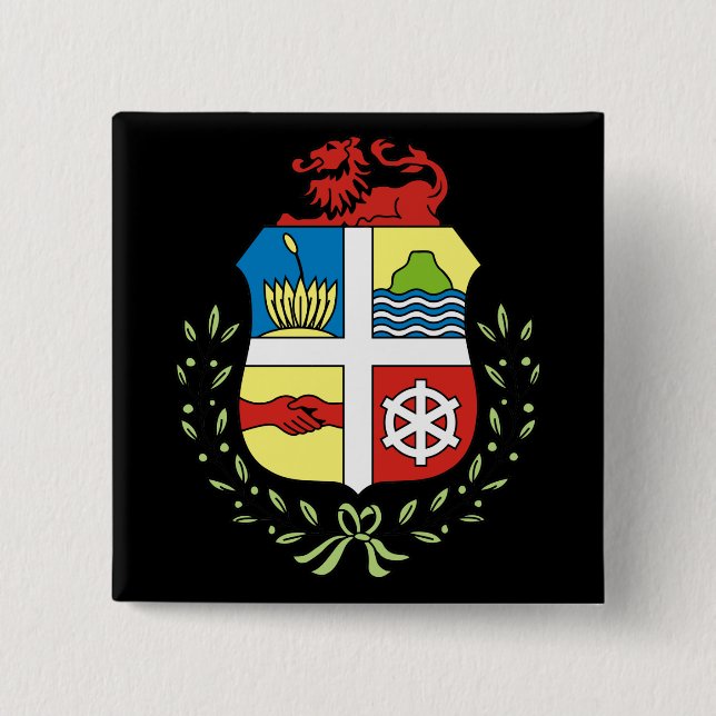 aruba emblem 15 cm square badge (Front)