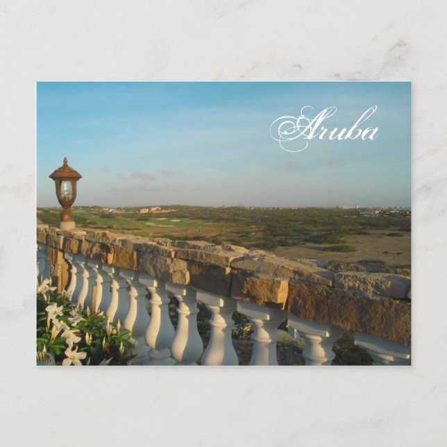 Aruba Evenings Postcard (Front)