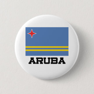 Aruba Flag 6 Cm Round Badge