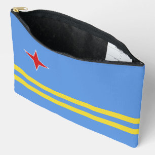 Aruba flag accessory pouch