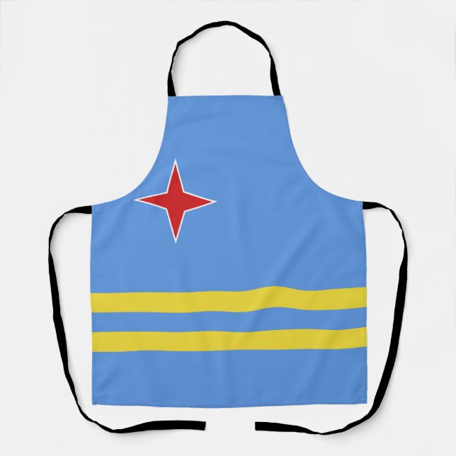 Aruba flag apron (Front)