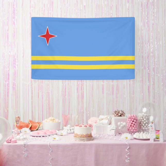 Aruba flag banner (Party)
