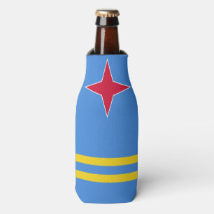 Aruba Flag Bottle Cooler