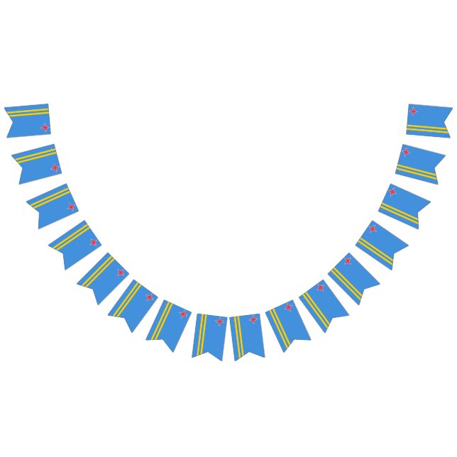 Aruba flag bunting banner (All)