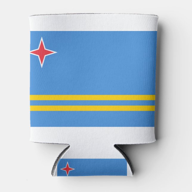 Aruba Flag Can Cooler (Front)