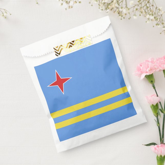 Aruba flag favour bags (Sealed)