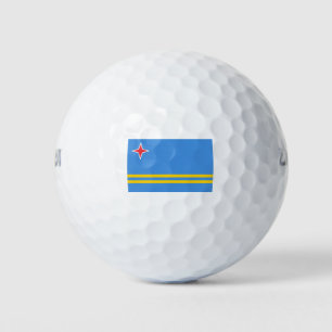 Aruba Flag Golf Balls
