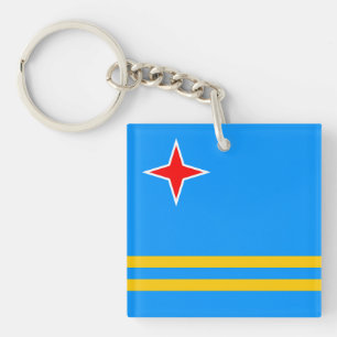 Aruba Flag  Key Ring
