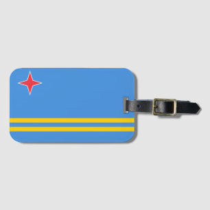 Aruba flag Luggage Tag