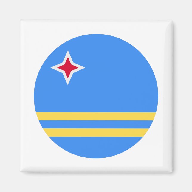 Aruba Flag Magnet (Front)