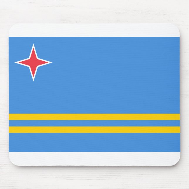 Aruba Flag Mouse Mat (Front)