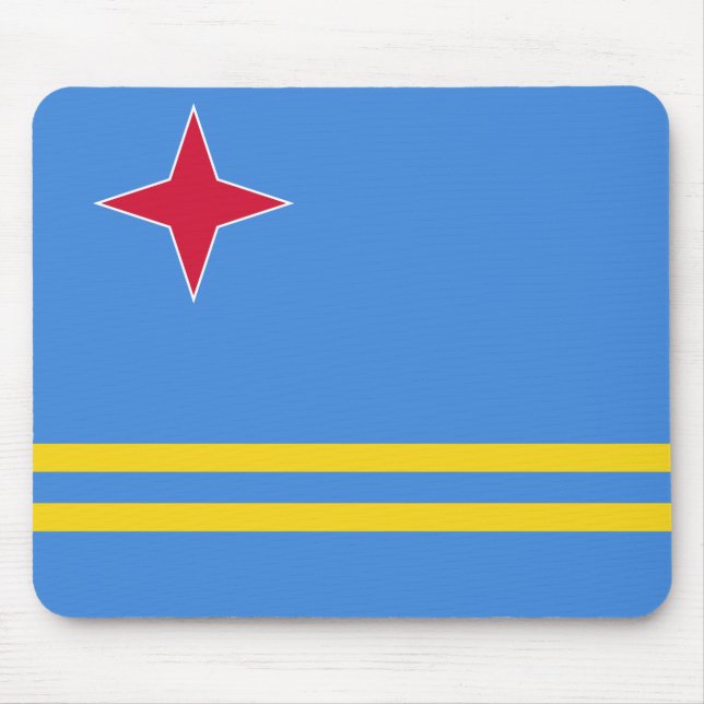 Aruba Flag Mouse Mat (Front)