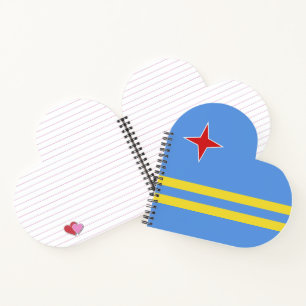 Aruba flag notebook