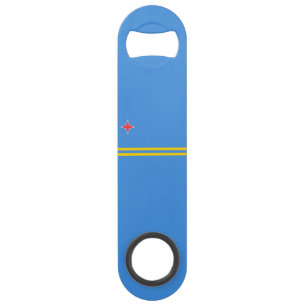 Aruba flag Stainless Steel Bottle Opener