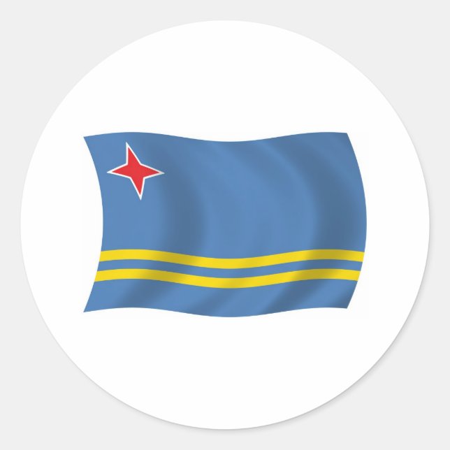 Aruba Flag Sticker (Front)