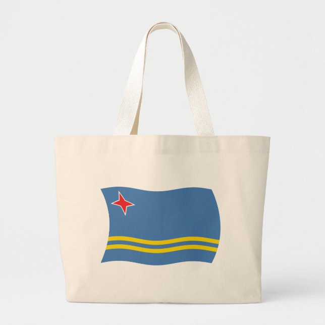 Aruba Flag Tote Bag (Front)