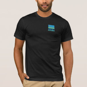 Aruba Flag & Word T-Shirt