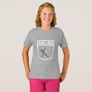 Aruba Island Design - Girls' Basic T-Shirt