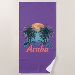 Aruba Island Design (Version 2) - Beach Towel