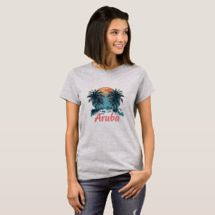 Aruba Island Design (Version 2) - Women's Basic T- T-Shirt