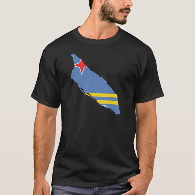 Aruba map AW T-Shirt (Front)