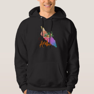 Aruba Map Matching Vacation Family Girls trip Hoodie
