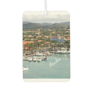 Aruba Marina Heart shaped Car Air Freshener