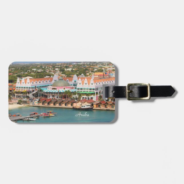 Aruba, Marina, luggage tag (Front Horizontal)