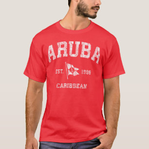 Aruba Nautical Boat Anchor Flag Sports gift T-Shirt
