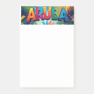 Aruba notes post it