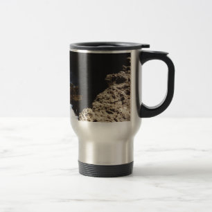 Aruba Ocean Crashing On The Rocks Travel Mug