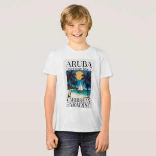 Aruba One Happy Island  Tri-Blend Shirt