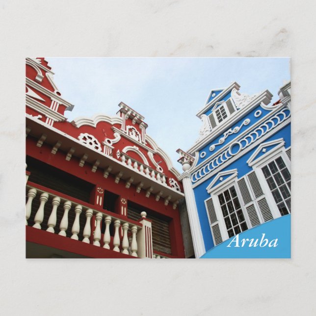 Aruba, Oranjestad Postcard (Front)