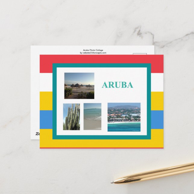 Aruba Postcard (Front/Back In Situ)