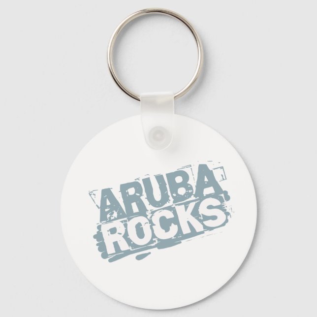 Aruba Rocks Key Ring (Front)