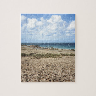 Aruba Rocky Ocean View Jigsaw Puzzle