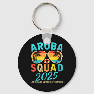 Aruba Squad 2025 Vacation Friends Family Matching  Key Ring