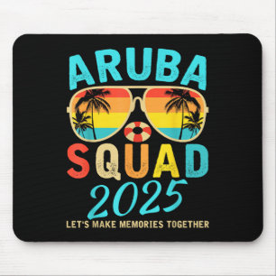 Aruba Squad 2025 Vacation Friends Family Matching Mouse Mat