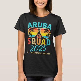 Aruba Squad 2025 Vacation Friends Family Matching  T-Shirt