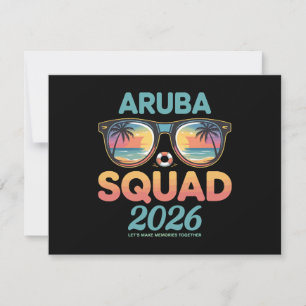 Aruba Squad 2026 Retro Invitation