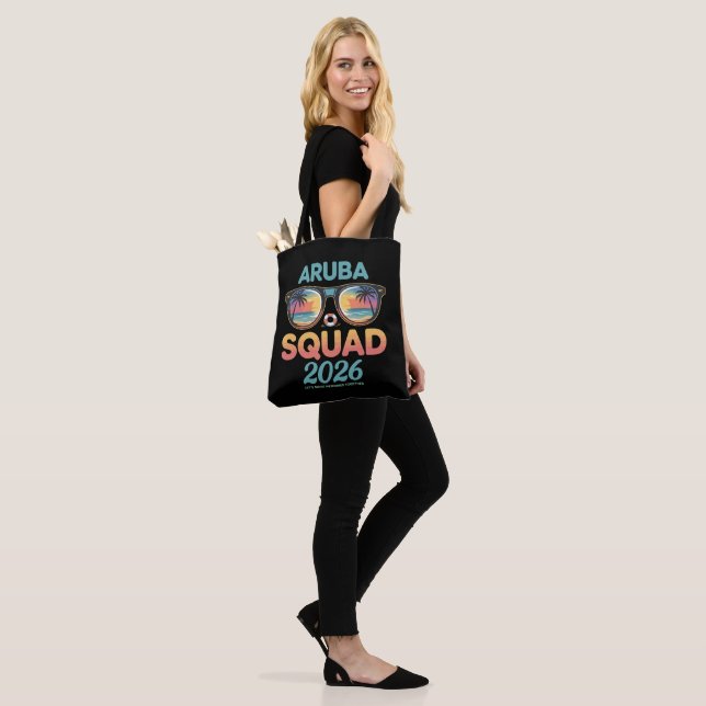 Aruba Squad 2026 Retro Tote Bag (On Model)