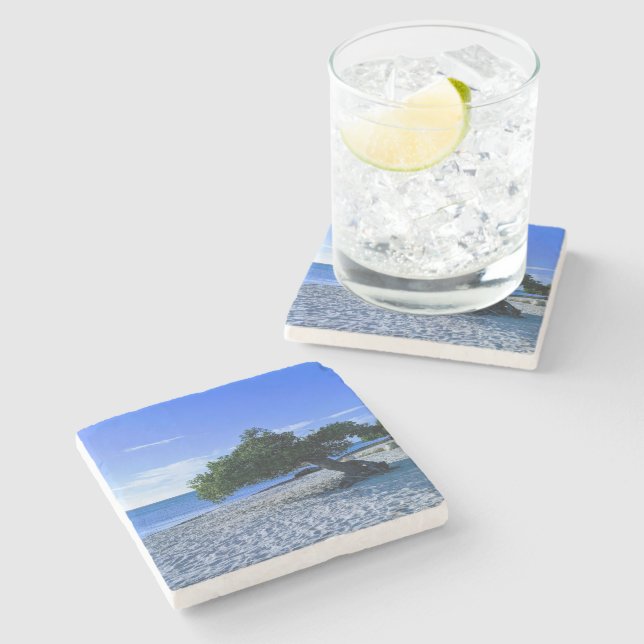 Aruba Stone Coaster (Side)
