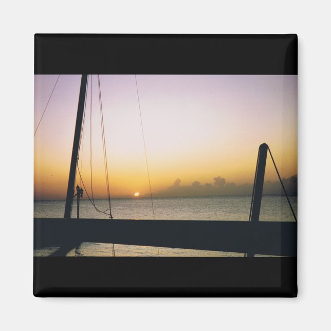 Aruba Sunset Magnet (Front)