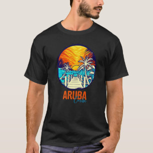 Aruba Sunset Matching Vacation Friends Family Grou T-Shirt