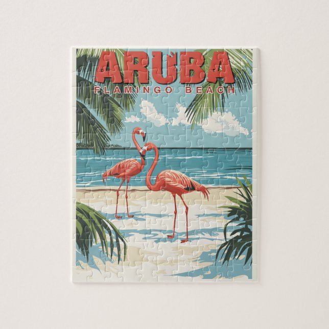 Aruba - Tropical Paradise Travel  Jigsaw Puzzle (Vertical)