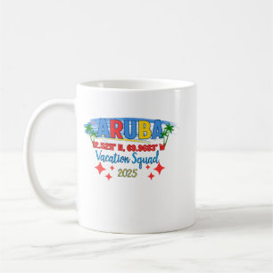 Aruba Vacation 2025 Vibes Tropical Island Getaway Coffee Mug